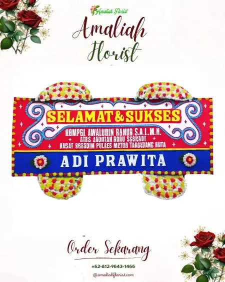 Papan Bunga Ucapan Selamat Pasirdurung